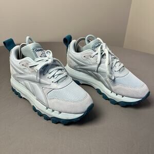 Reebok Cardi B Classic Leather V2 Women's Sneakers 7.5 Blue Rare Platform